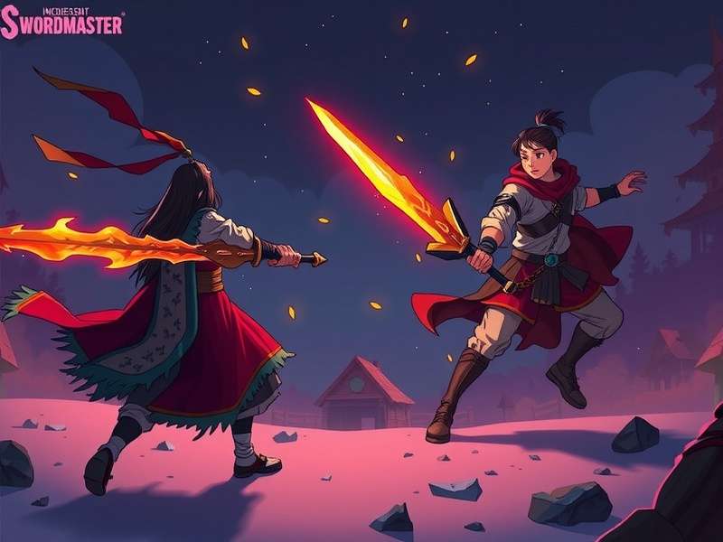 Incandescent Swordsmaster gameplay screenshot showing combat